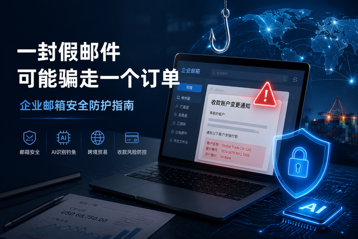 2026企业邮箱安全新趋势:AI钓鱼、弱口令与BEC骗局,企业该如何防? 1 seo cover gpt
