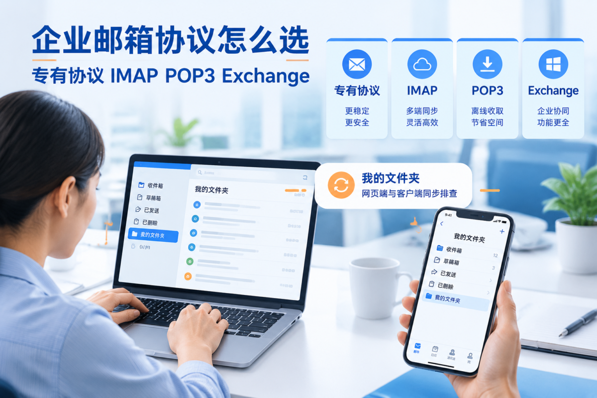 网易企业邮箱专有协议是什么?和IMAP、POP3、Exchange怎么选 1 email protocol selection
