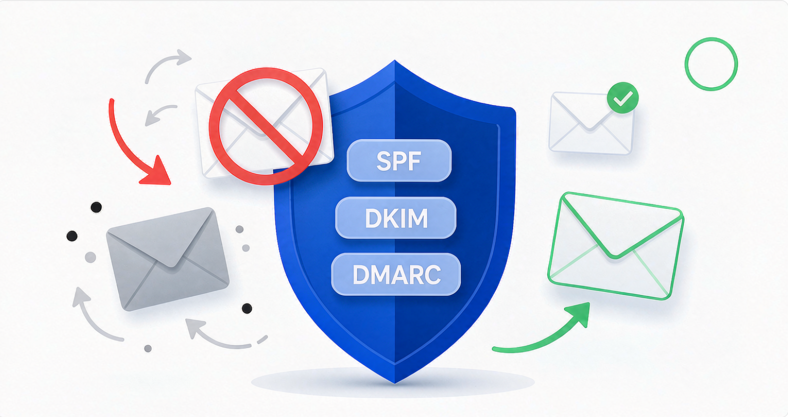 外贸企业邮箱怎么选?业务员命名与设置规范 2 外贸企业邮箱SPF DKIM DMARC解析配置示意